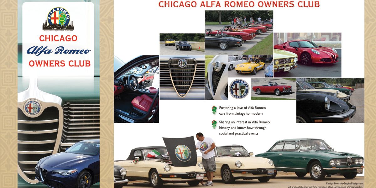 Trifold for Alfa Romeo Club