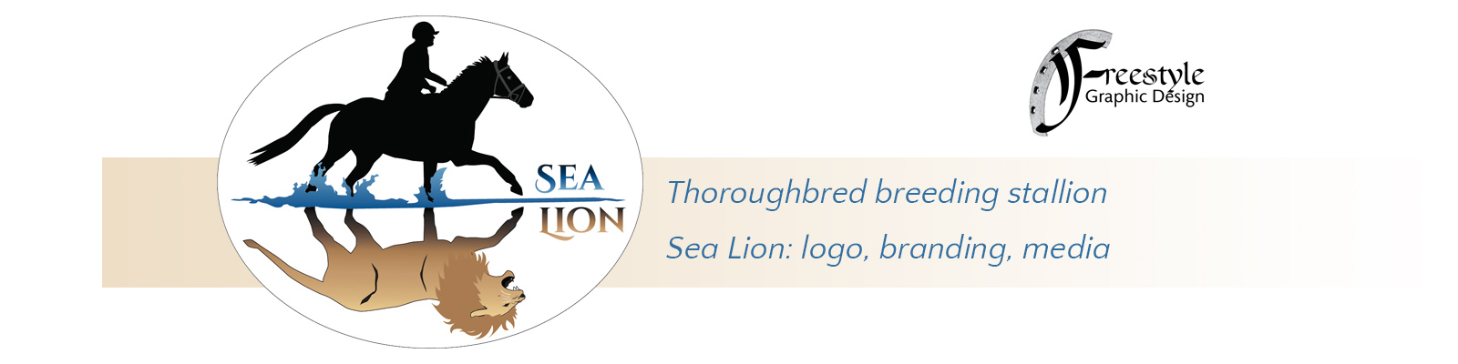 Logo for breeding stallion Sea Lion